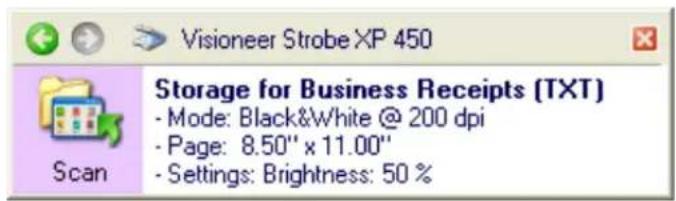 Visioneer Strobe XP 450 - Scan to multiple storage folders: - 2