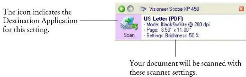 Visioneer Strobe XP 450 - CHECK THE SCAN SETTINGS BEFORE SCANNING - 3