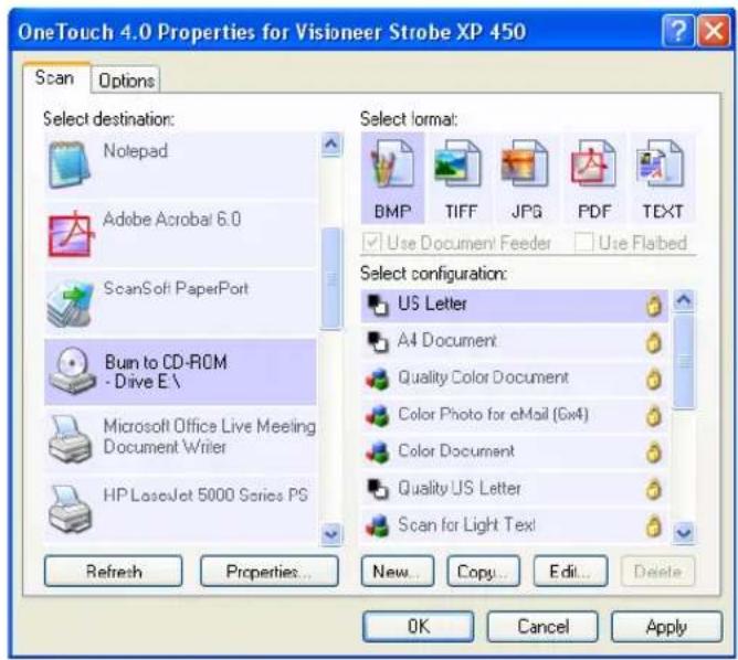 Visioneer Strobe XP 450 - To scan and burn to a CD: - 1