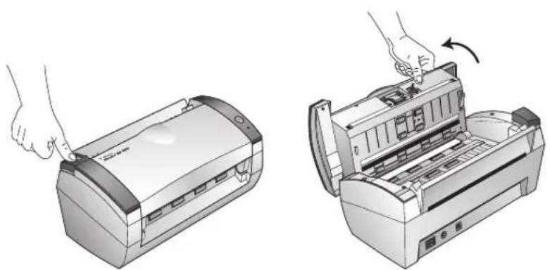 Visioneer Strobe XP 450 - To replace the ADF Pad assembly: - 1