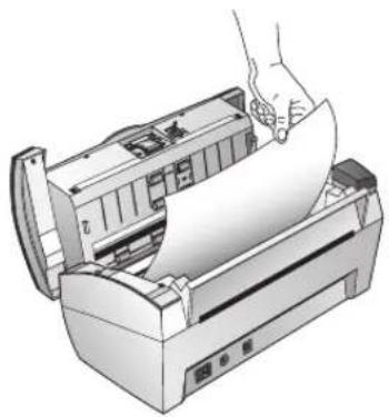 Visioneer Strobe XP 450 - To clear a paper jam: - 2