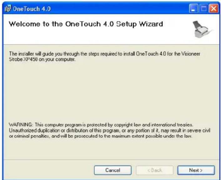 Visioneer Strobe XP 450 - To install the software: - 4