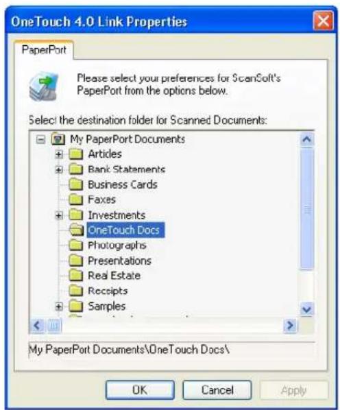 Visioneer Strobe XP 450 - PaperPort Properties - 1