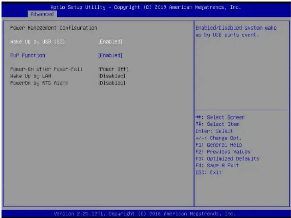 Shuttle XPC slim DS10U - Power Management Configuration - 1