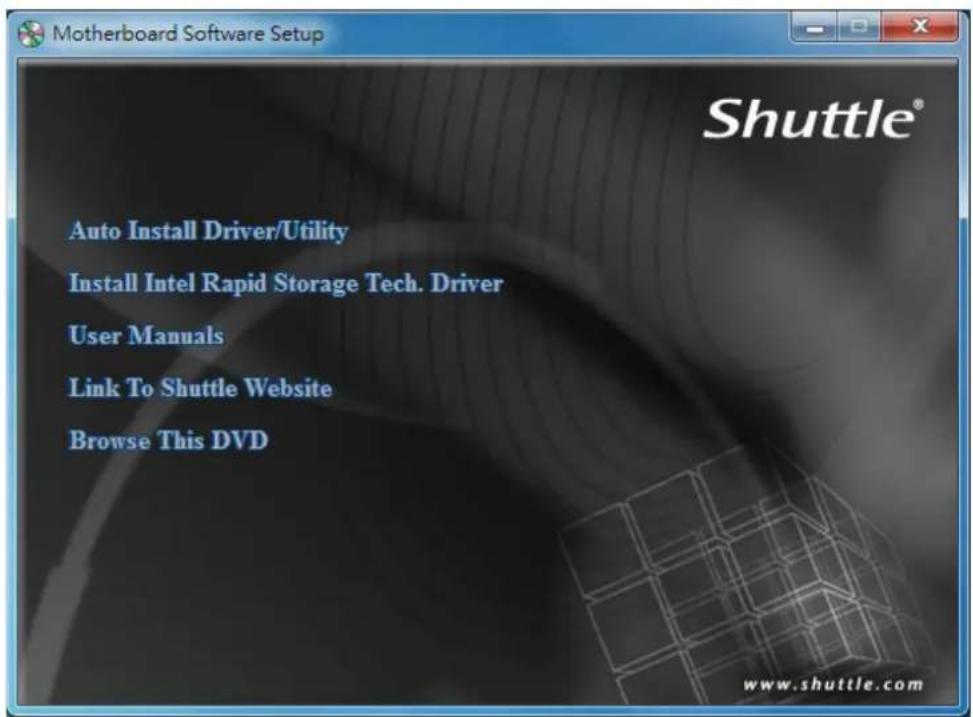 Shuttle XPC slim DS10U - ■ Motherboard Driver DVD - 2