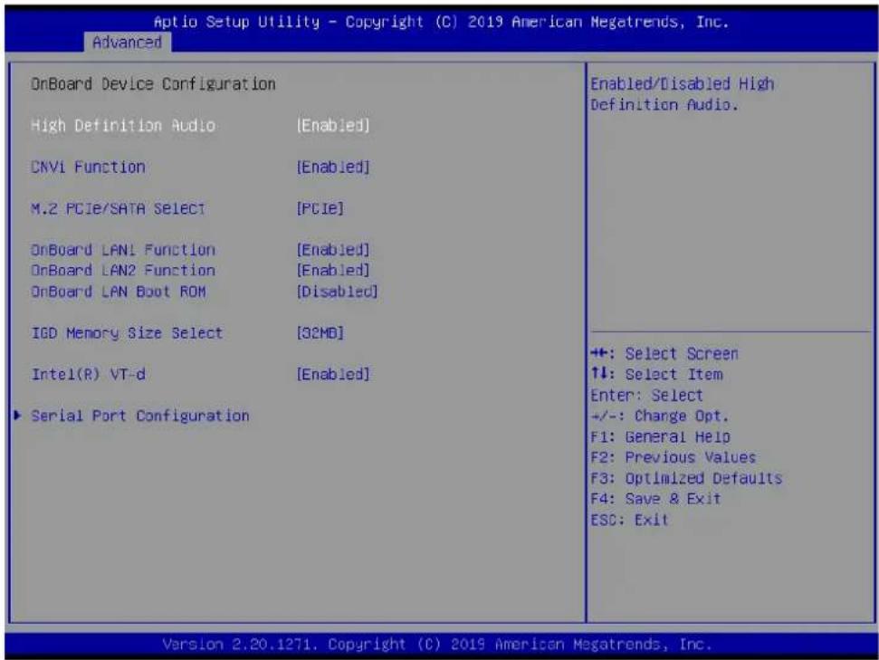 Shuttle XPC slim DS10U - OnBoard Device Configuration - 1