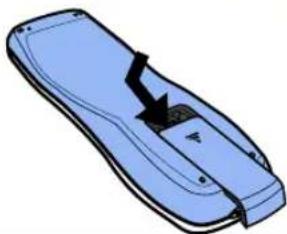 Proview HV147 - Installing the batteries in your remote control - 1