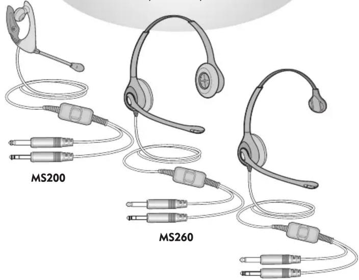 PLANTRONICS MS250 - AVIATION HEADSETS - 1