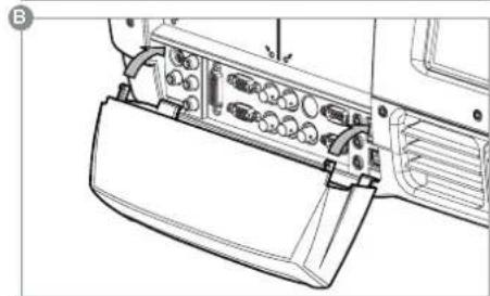Barco F35 - Attaching the ceiling cover - 2