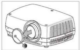 Barco F35 - Replacing a lens - 4