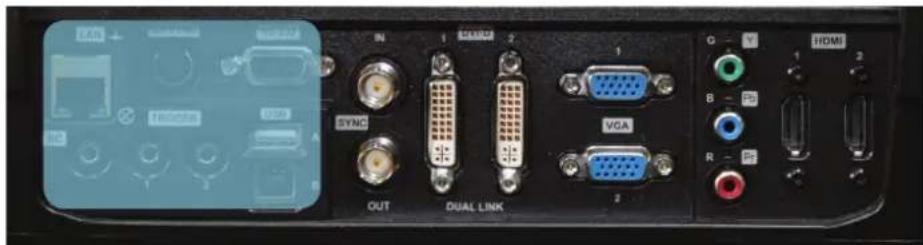VAN 100000 SYNC OUT DUAL LINK SVD 2 VGA 1 G Y HDMI B Pb R Pt
