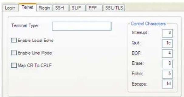 Perle IOLAN SCS16C - Telnet Settings - 1