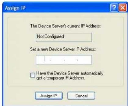 Perle IOLAN SCS16C - Assigning a Temporary IP Address to a New IOLAN - 2