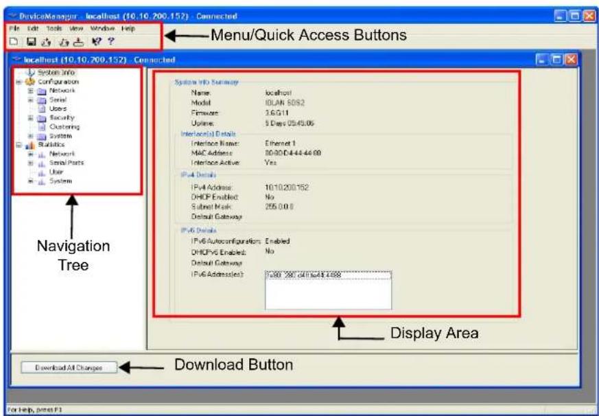 Perle IOLAN SCS16C - Using DeviceManager - 1