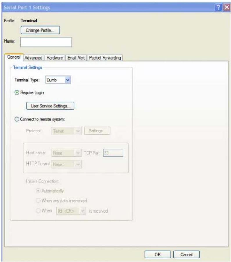 Perle IOLAN STS4P - Editing a Serial Port - 1