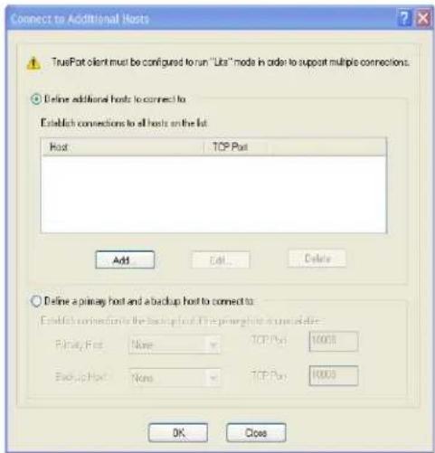 Perle IOLAN SDS4 - Adding/Editing Additional TruePort Hosts - 1