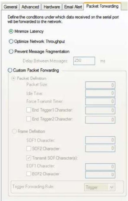 Perle IOLAN SDS4 - Packet Forwarding Tab Field Descriptions - 1