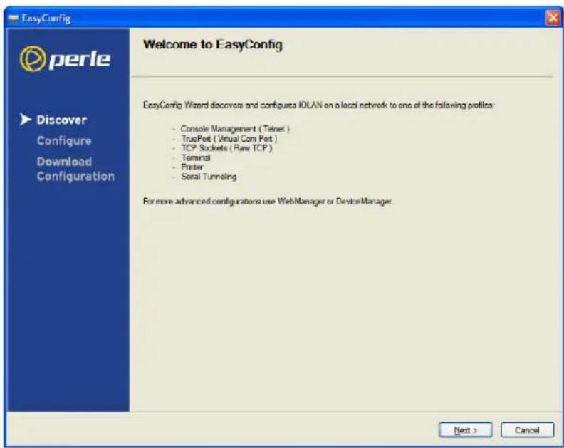 Perle IOLAN SDS4 - Easy Configuration Wizard - 1