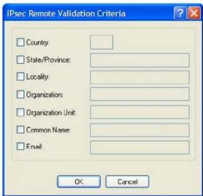 Perle IOLAN SDS1 - Remote Validation Criteria Field Descriptions - 1