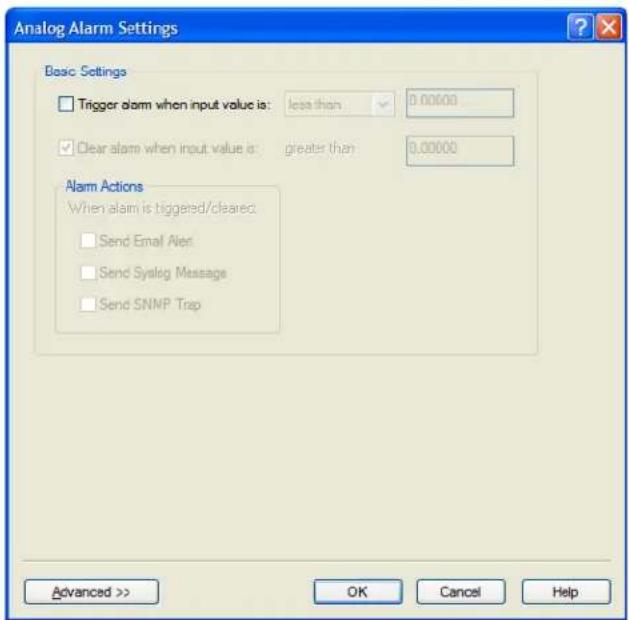 Perle IOLAN SDS1 - Basic Analog Alarm Settings - 1