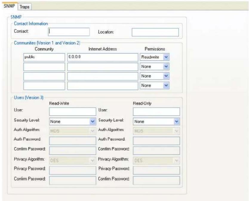 Perle IOLAN SDS1 - SNMP Tab Field Descriptions - 1