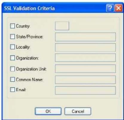 Perle IOLAN SDS1 - Validation Criteria Field Descriptions - 1