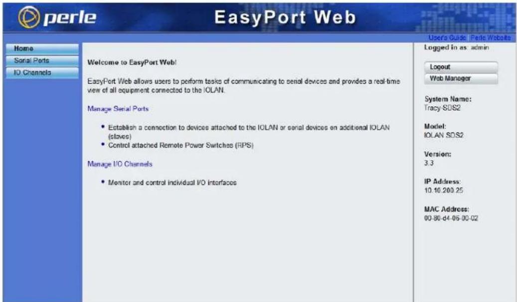 Perle IOLAN STS24 - EasyPort Web - 1