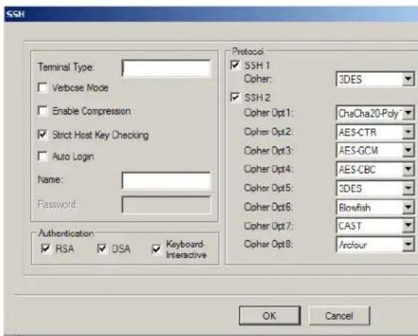 Perle IOLAN STS24 - SSH Settings - 1