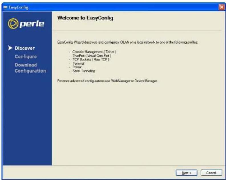 Perle IOLAN STS24 - Easy Configuration Wizard - 1