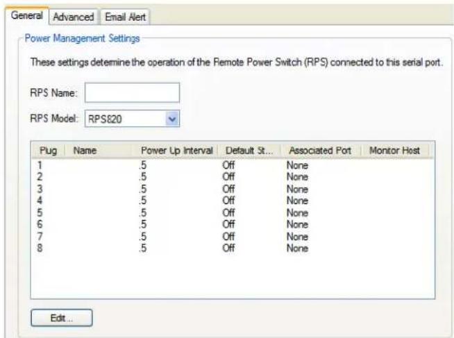 Perle IOLAN STS24 - General Tab Field Descriptions - 1