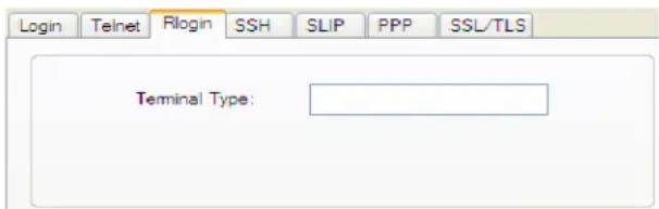 Perle IOLAN STS24 - Rlogin Settings - 1
