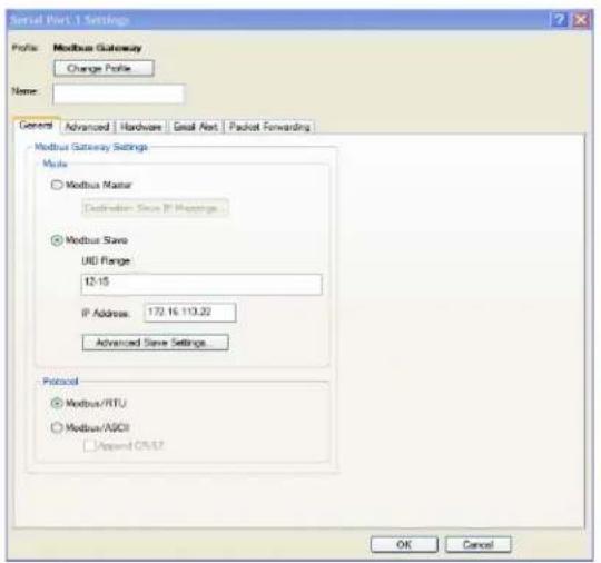 Perle IOLAN STS24 - General Tab Field Descriptions - 1