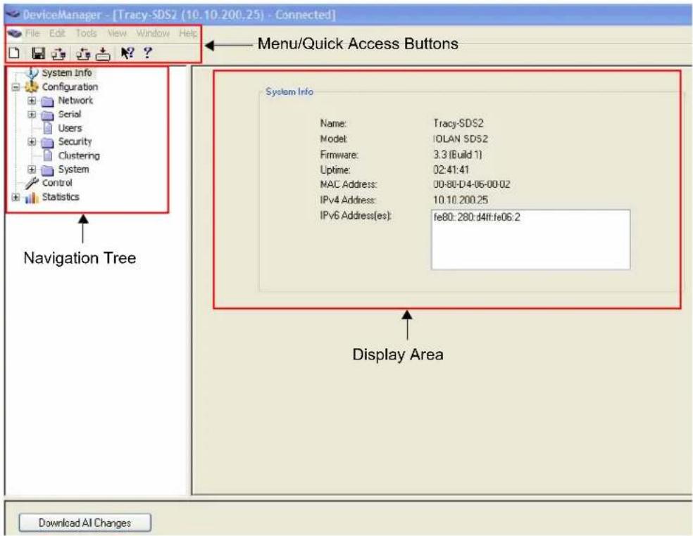 Perle IOLAN STS24 - DeviceManager - 1