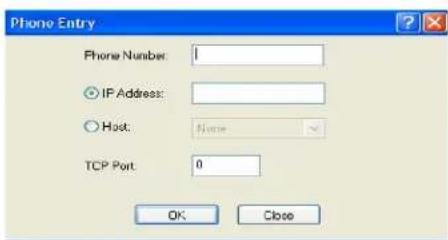 Perle IOLAN STS24 - VModem Phone Number Entry - 1