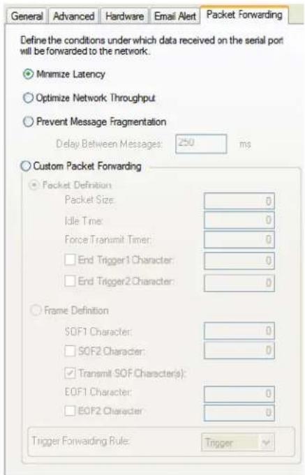 Perle IOLAN STS24 - Packet Forwarding Tab Field Descriptions - 1
