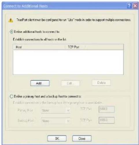 Perle IOLAN STS24 - Adding/Editing Additional TruePort Hosts - 1