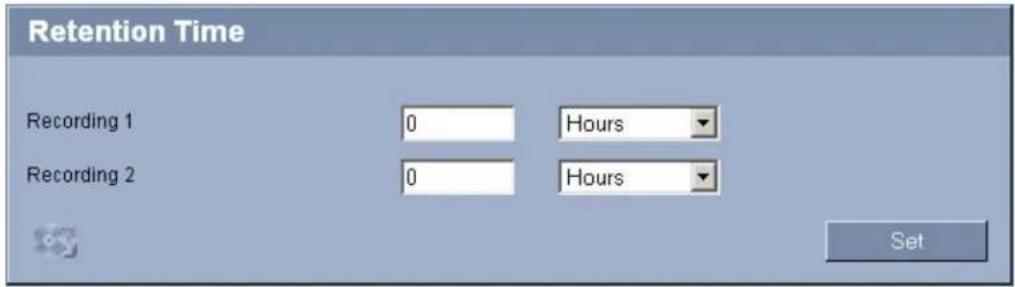 BOSCH VOT-320 - Advanced Mode: Retention Time - 1