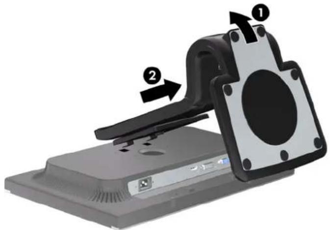 HP Advantage LA2405x - Removing the Monitor Pedestal Base - 3