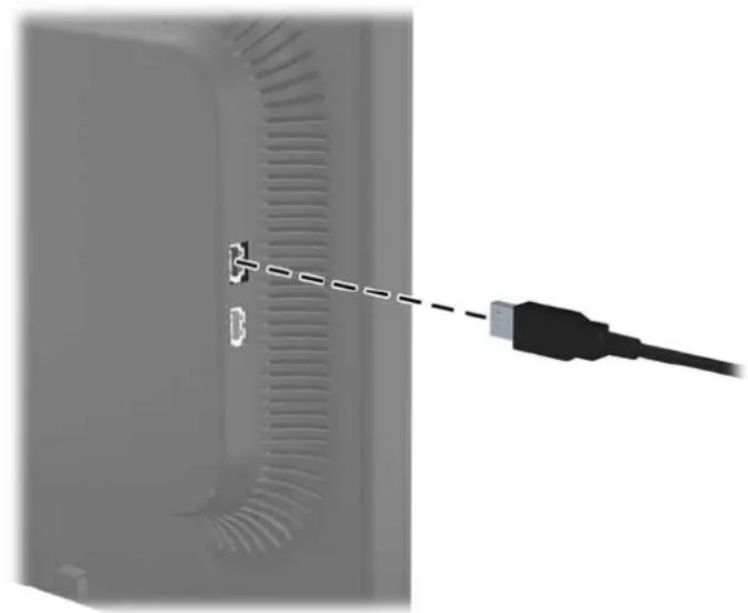 HP Advantage LA2405x - Connecting USB Devices - 2