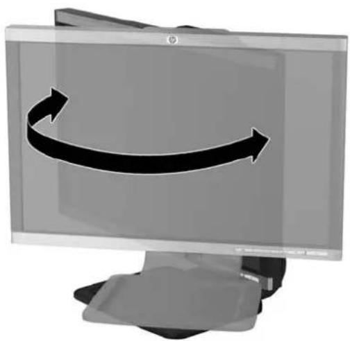HP Advantage LA2405x - Adjusting the Monitor - 3