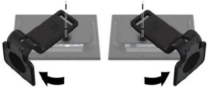 HP Advantage LA2405x - Removing the Monitor Pedestal Base - 2