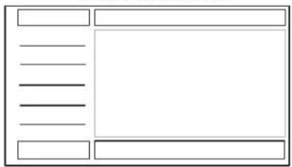 Blank document layout with five horizontal lines and two empty rectangular boxes, likely a form or template.