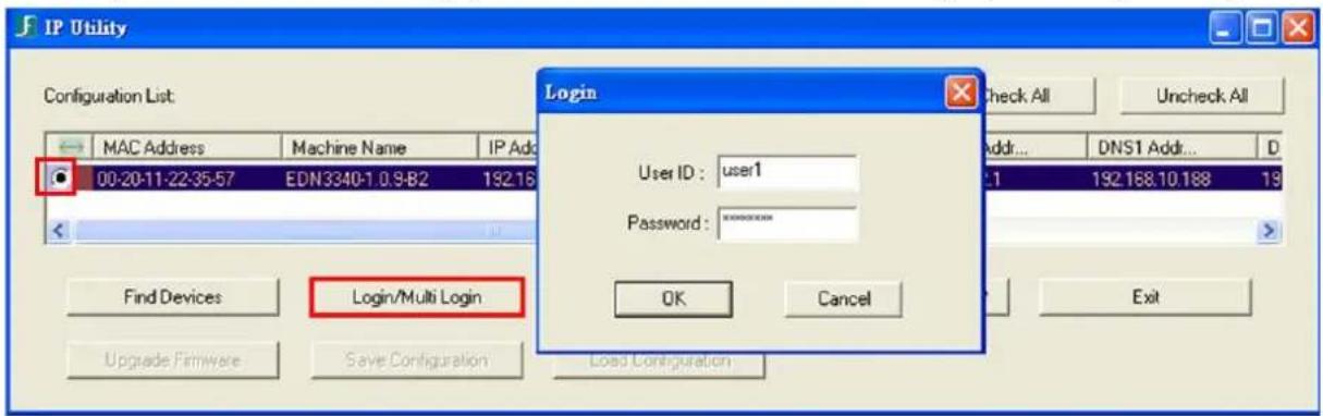 EverFocus EDN3160 - Accessing the Camera - 3