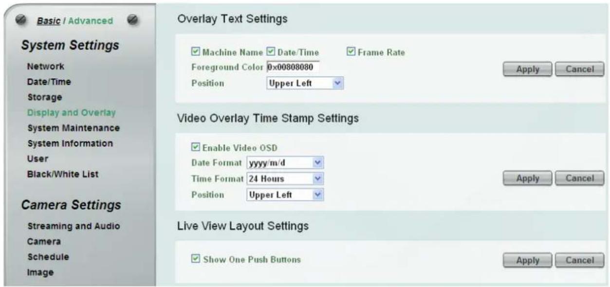 EverFocus NeVio EHN1320 - Display and Overlay - 1