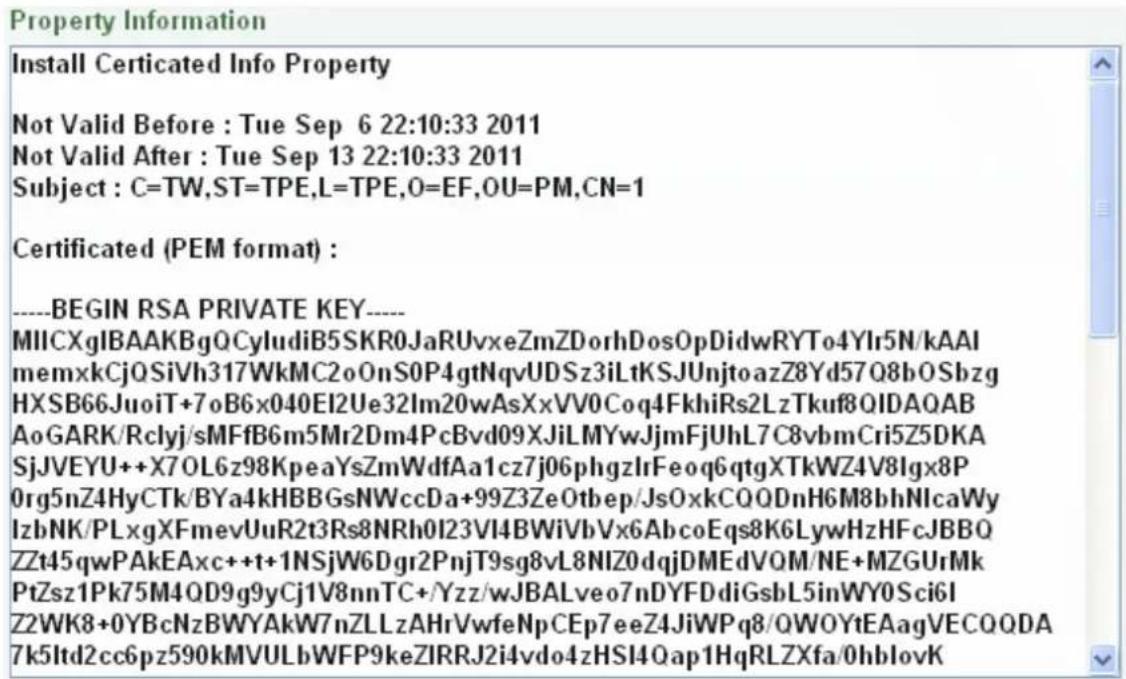 EverFocus NeVio EHN1320 - Self-Signed Certificated - 2