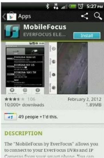 EverFocus NeVio EHN1320 - Link to Smart Phone App - 4