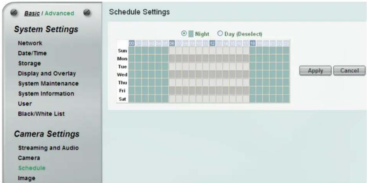EverFocus NeVio EHN1320 - Schedule - 1