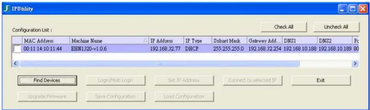 EverFocus NeVio EHN1320 - Checking the Dynamic IP Address - 2