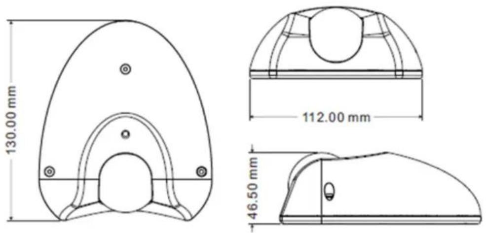 EverFocus NeVio EHN1320 - Dimensions - 1
