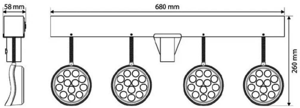 Fun Generation Pot System Bar 48 x 1W - Technical specifications - 2